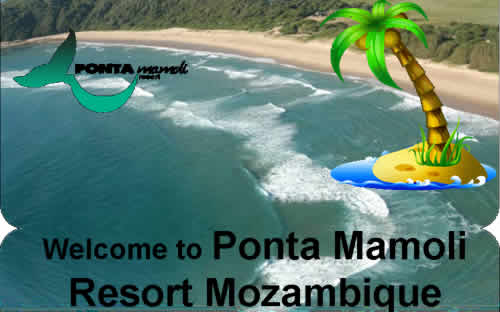 Ponta Mamoli Resort is a secluded holiday destination in the southern Mozambique context and is located only 25 kilometres from the Kosi Bay border post.
Preservation of the local area is a prime objective with precision planning and consideration given to protecting the environment to retain the natural appeal.
The Ponta Mamoli locale is a varied mosaic of rare ecosystems - magnificent unspoilt expanses of beach, endemic rich woody
grasslands, dry savannas, swamp forests, freshwater coastal lakes and floodplains characterised by expanses of reed beds,
bulrushes and papyrus.