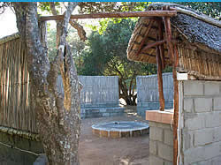 Nhanombe Lodge campsites in Mozambique