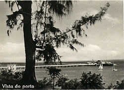 Port view of Inhambane Port Mozambique