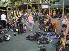 diving preperation scuba adventures Ponto do Ouro
