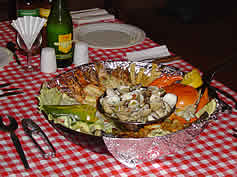 mozambican seafood platter
